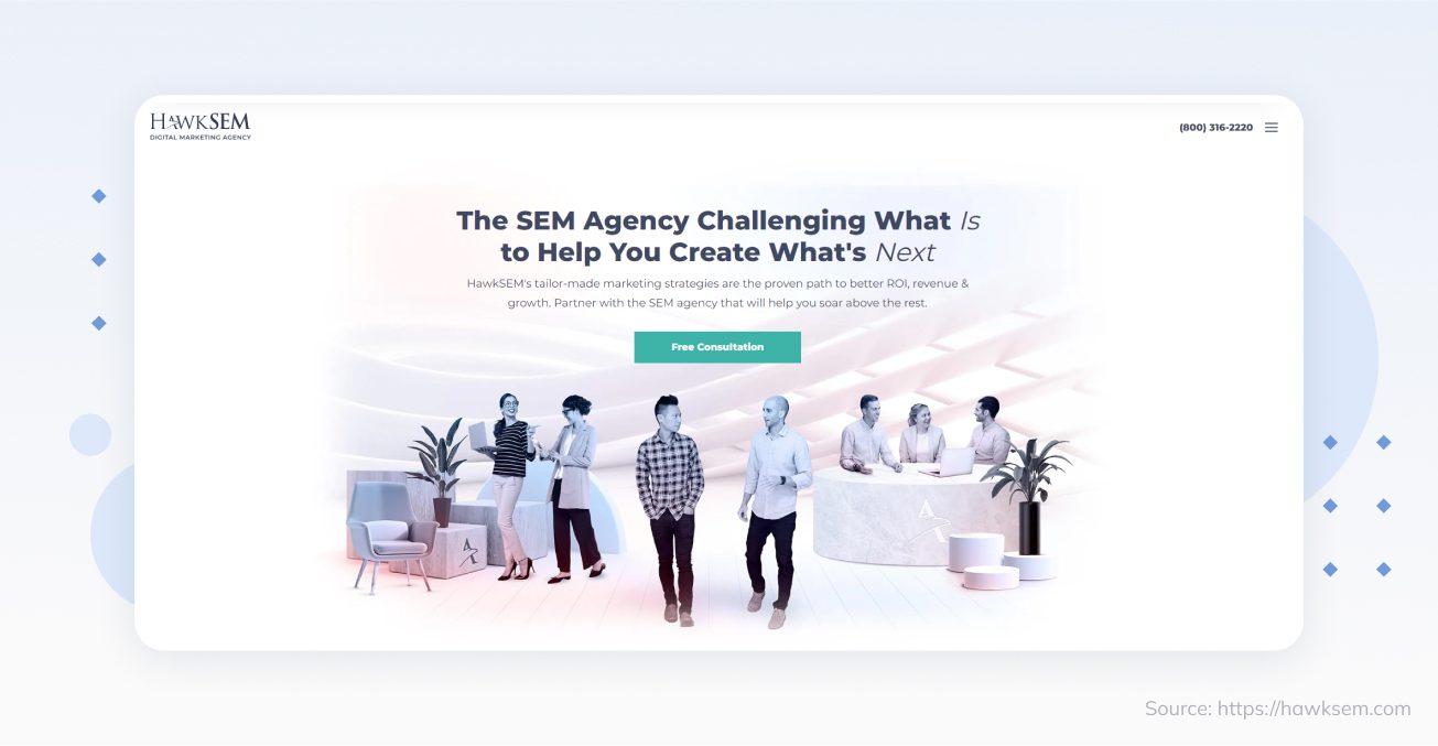HawkSEM SaaS SEO Agency