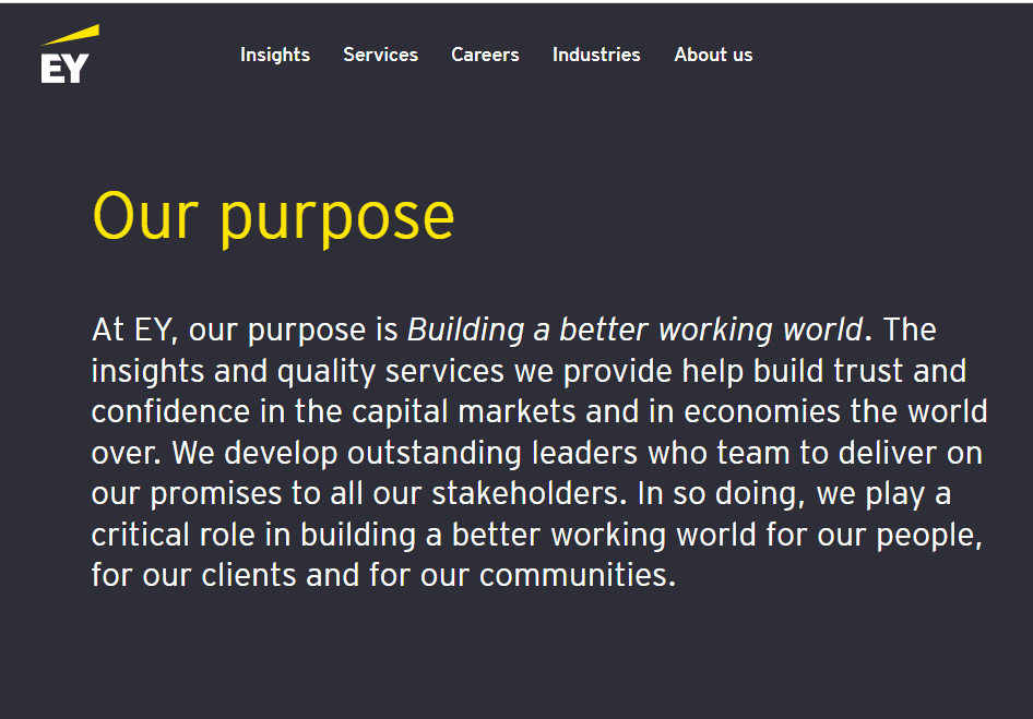 EY's purpose