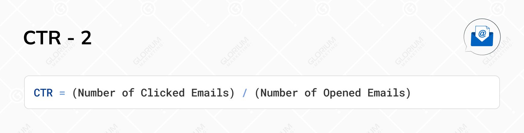 Digital Marketing Metrics Email CTR Formula 2