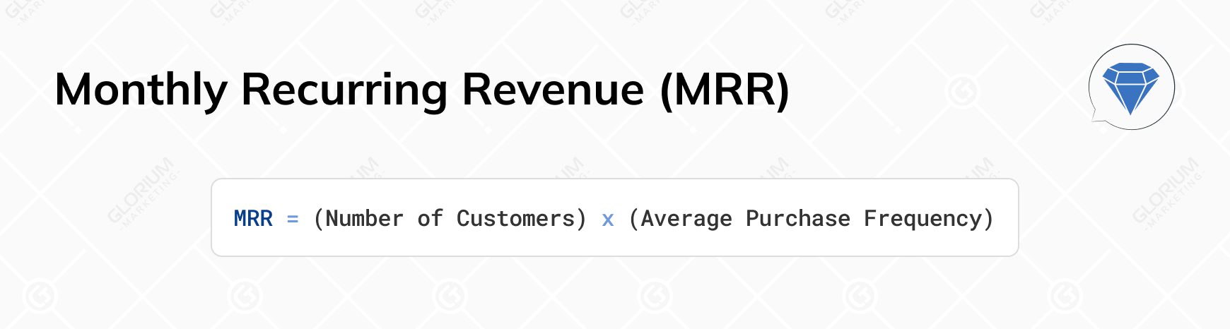 Digital Marketing Metrics MRR Formula