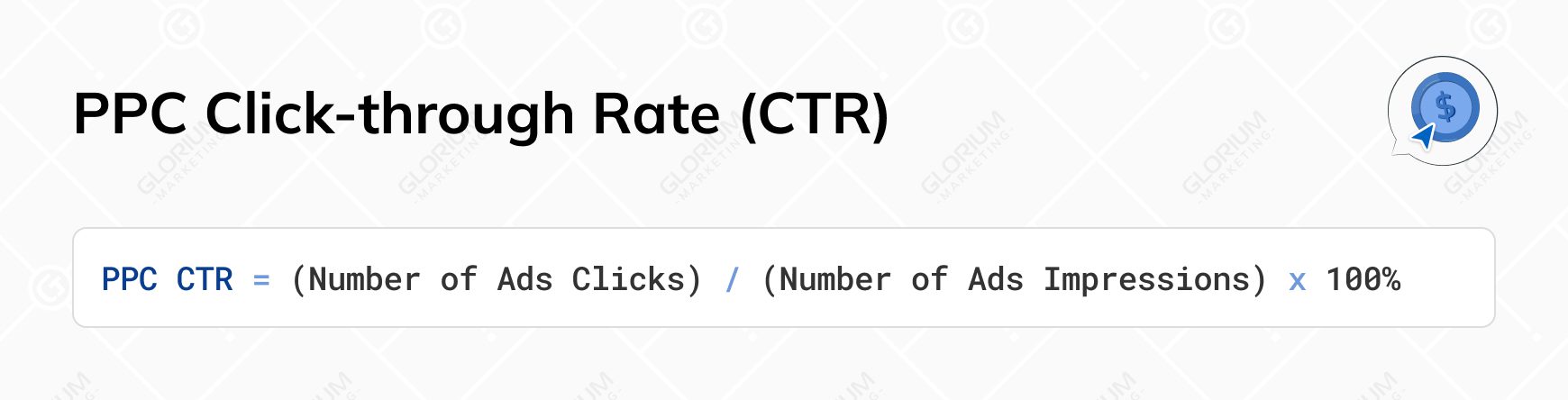 Digital Marketing Metrics PPC CTR Formula