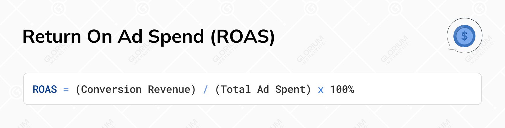 Digital Marketing Metrics ROAS Formula