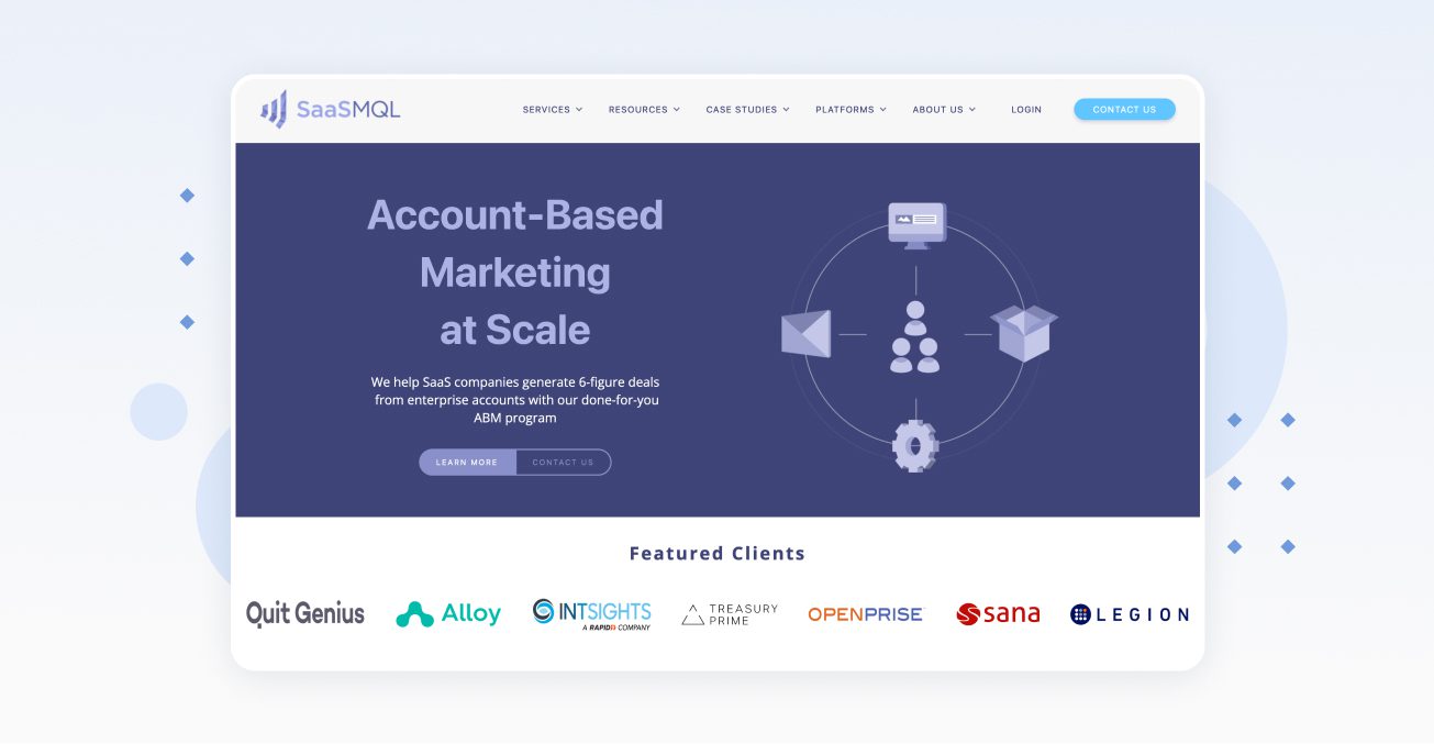 b2b saas marketing agency saas mql